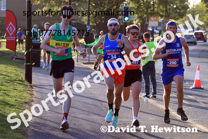 The 2025 Clive Cookson 10k Road Race, Monkseaton, near Whitley Bay. Photo: David T. Hewitson/Sports for All Pics